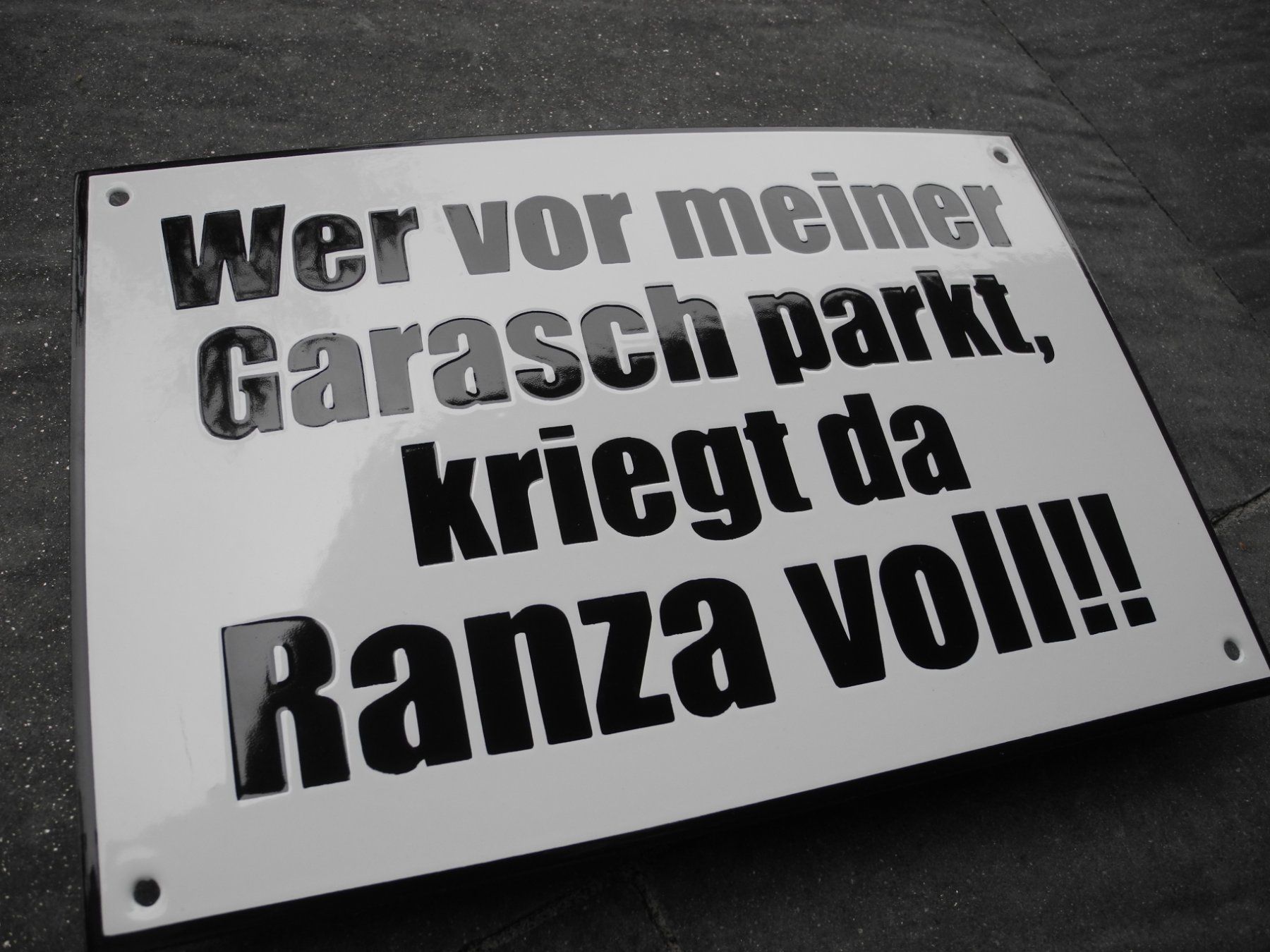 Insegne: WARNUNG!! EMAILSCHILD – Nuovo (secondo la descrizione) da Reinach AG venduto da Huckleberrysix 1