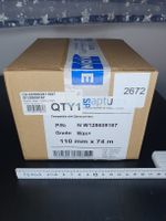Thermotransferband Wax Plus 110mm x 74m Zebra neu