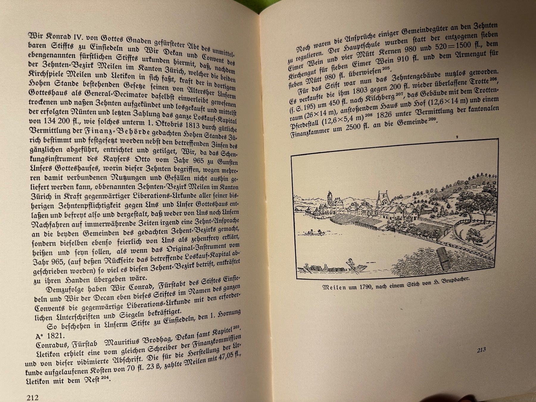 Libri: Jakob Stelzer: Geschichte der Gemeinde Meilen. – Usato da Zürich venduto da allp 7