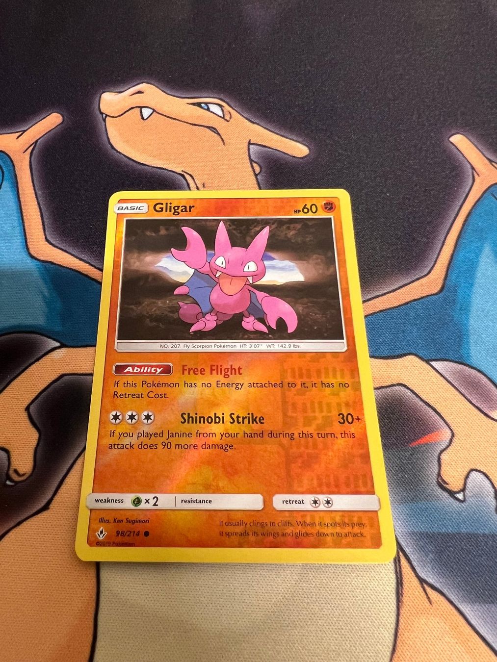 Pokémon Sammelbilder & Trading cards: Gligar (UNB 98) - Reverse Holo - Unbroken Bonds – Neu (gemäss Beschreibung) aus Bülach von Pfrenzel