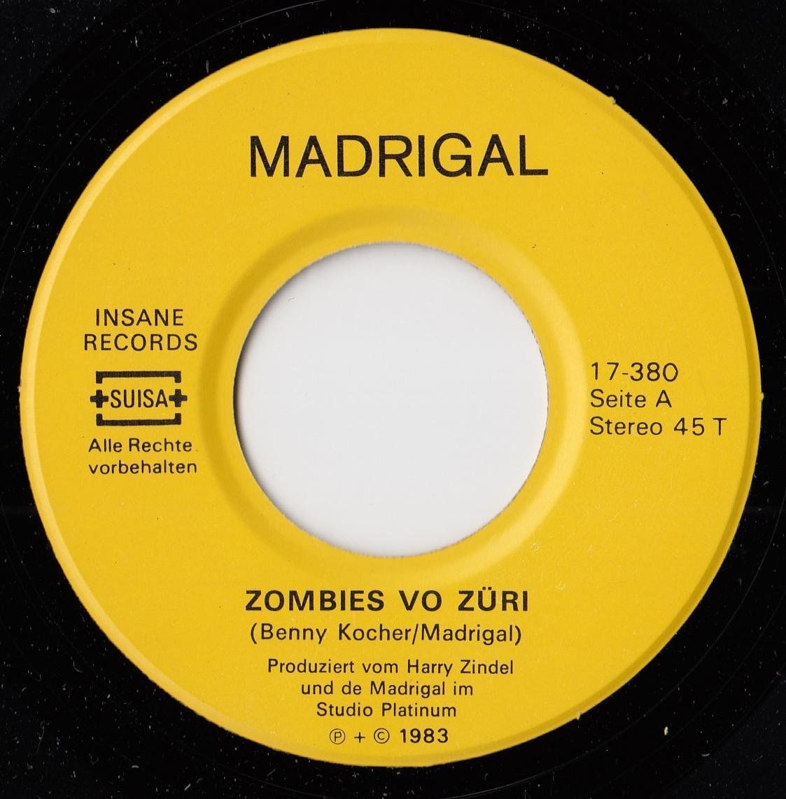 Dischi in vinile: Madrigal Vinyl Single von 1983 – Usato da Volketswil venduto da Abcrecords 2