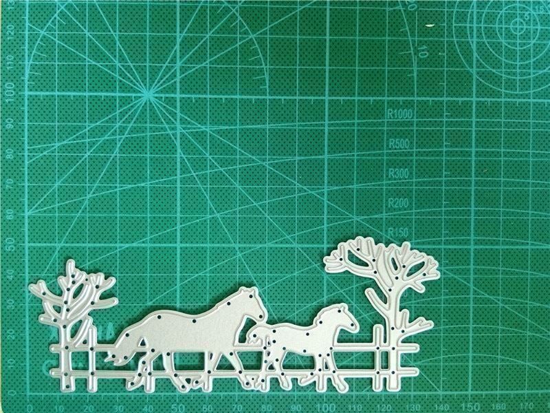 Pochoirs: PFERDE STANZSCHABLONE – Neuf avec emballage d'origine à Affoltern am Albis par scrapbooking 2