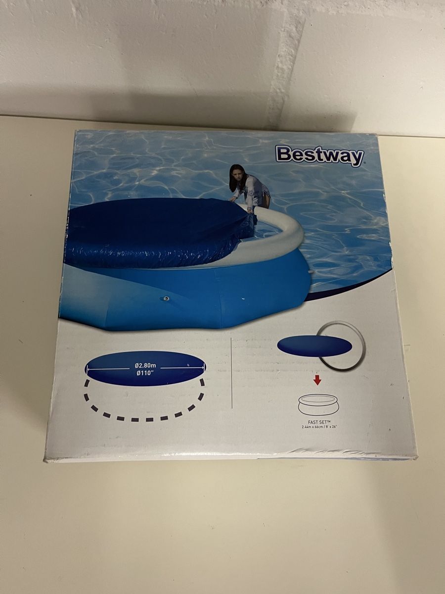 Bestway Piscine: Bestway Pool-Abdeckung, Ø2.44m, neu – Nuovo e nell'imballaggio originale da Zürich venduto da guti82