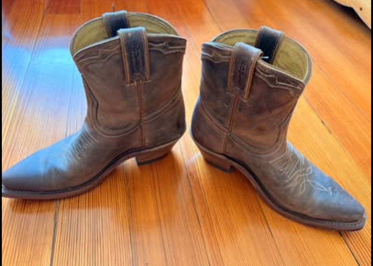Damenschuhe: Cowboy Boots Leather Brown Size 36. – Gebraucht aus Genève von Elenapntrl 1