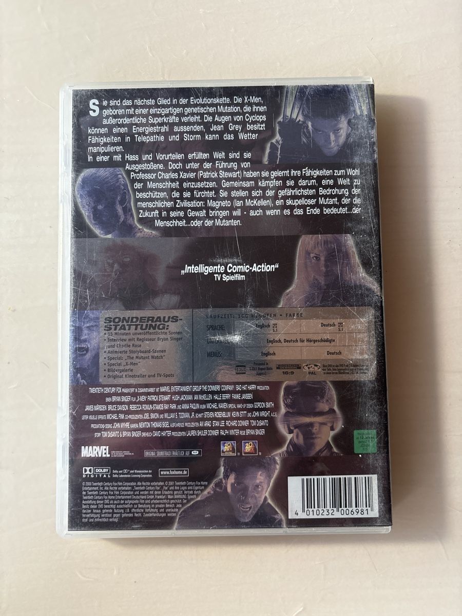 Tutti i DVDs: X - MEN – Usato da Ruswil venduto da Slivio_ 1