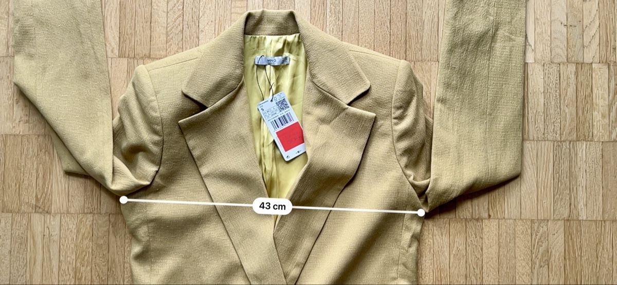 Mango Giacche: Mango Blazer, NEU mit Etikett, Gr. S, Beige – Nuovo e nell'imballaggio originale da Kilchberg ZH venduto da froschli0_0 5