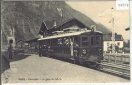 Varnayaz - La gare du M.C. - animee
