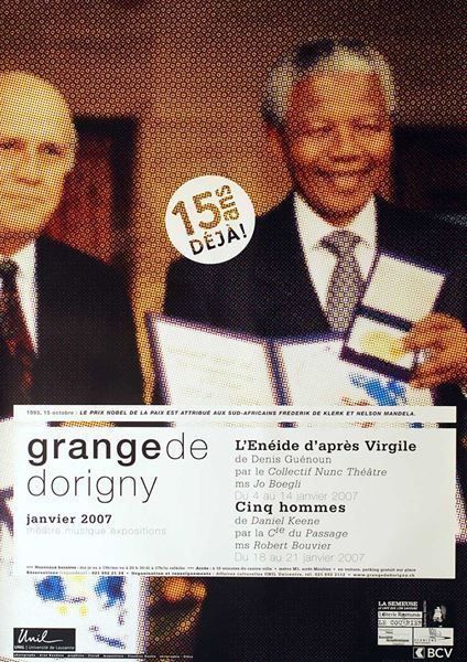 Poster & Bilder: Prix Nobel de la Paix, Mandela, de Clerc – Neu (gemäss Beschreibung) aus Bern von Vintage-Art-Poster