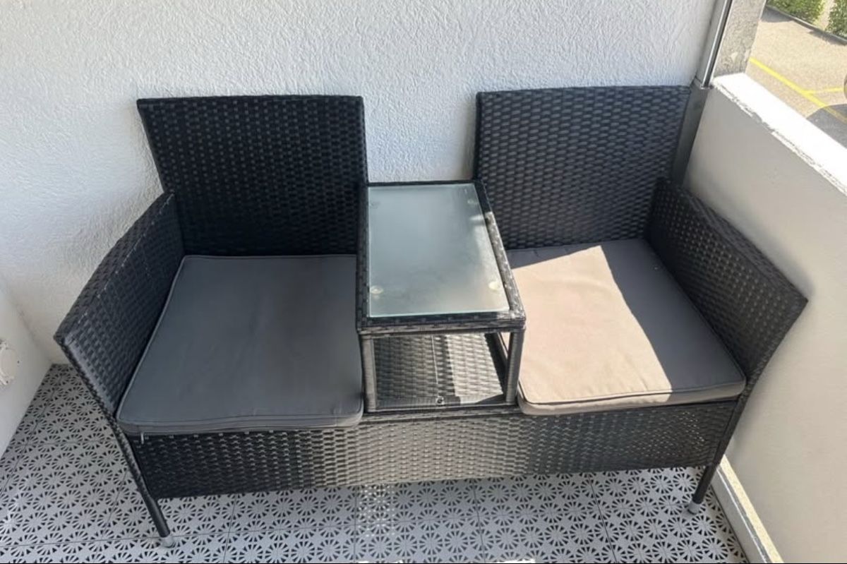 Panchine: Sitzbank aus Rattan – Usato da Biel/Bienne venduto da kiki123456