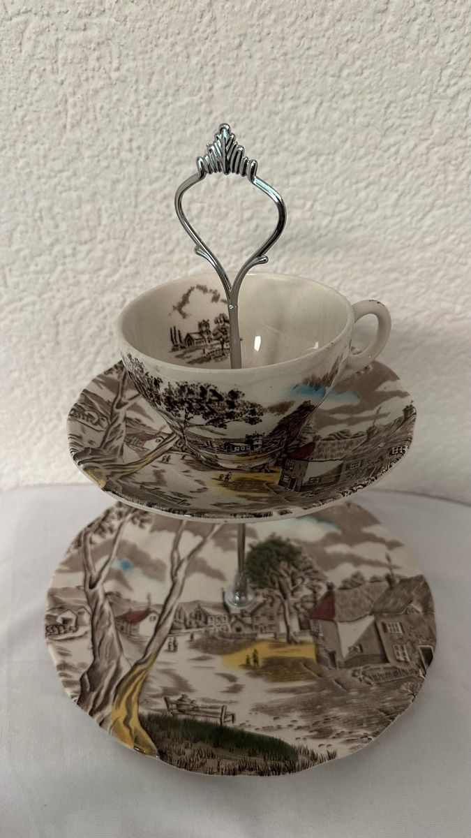 Alle Dekorationen: Etagere 2-stufig Keramik Vintage – Neu (gemäss Beschreibung) aus Krauchthal von Kiddy32 2