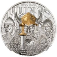 Cook Islands Savage Vikings 3 oz PP - Ultra High Relief 2026
