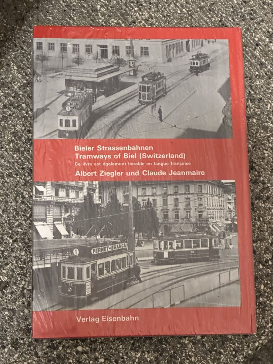 Bücher: Buch über die Bieler Strassenbahn – Neu und originalverpackt aus Ostermundigen von Bahnfan 1
