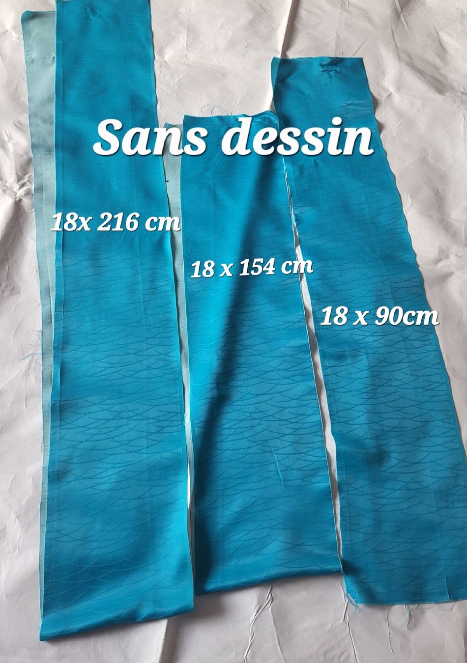 Tissus: Coupons tissu bleu  – D'occasion à Fribourg par VictoriaShop7 5