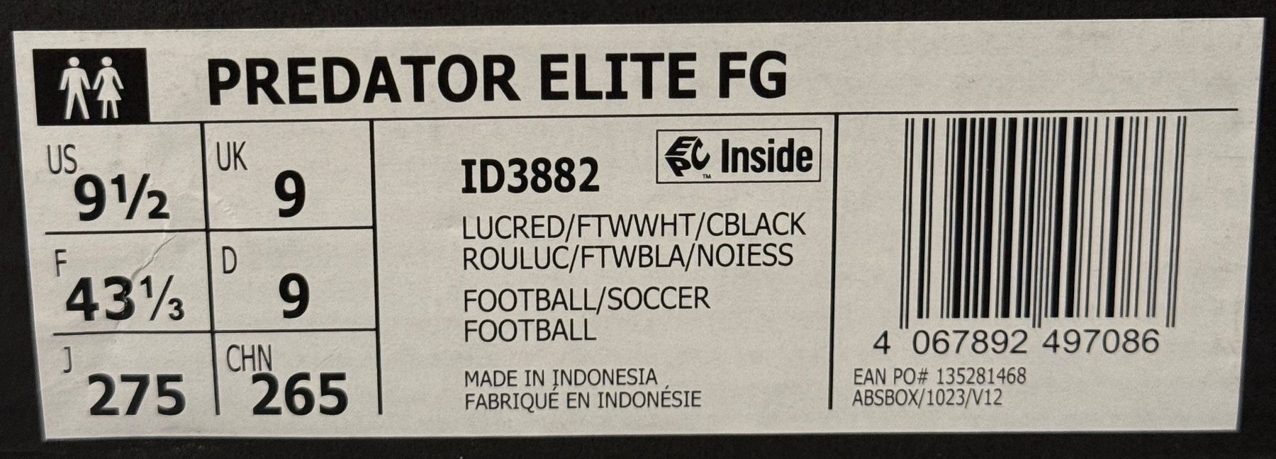 Adidas Scarpe da uomo: ADIDAS PREDATOR ELITE FG – Usato da Grenchen venduto da BuyingandSelling 6