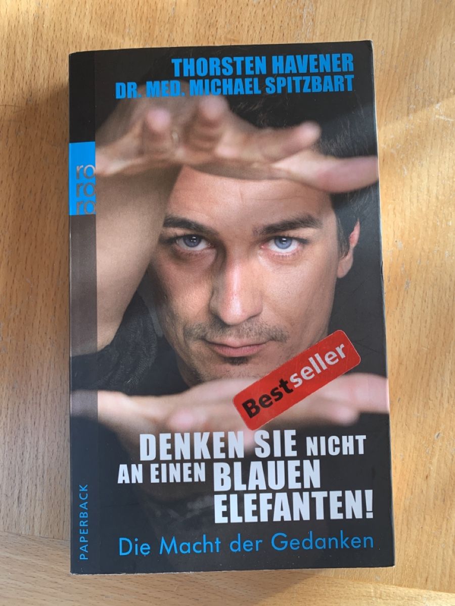 Libri: Denken Sie nicht an einen blauen Elefanten – Usato da Wiggen venduto da Antoniotto
