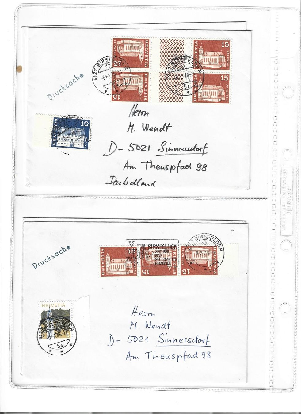 Tutti i francobolli: 10 lettres 10 Buchstaben – Usato da Delemont venduto da toutdubon11 5