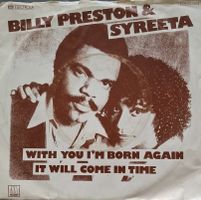 Vinyl-Single Billy Preston & Syreeta - With You I'm Born Aga