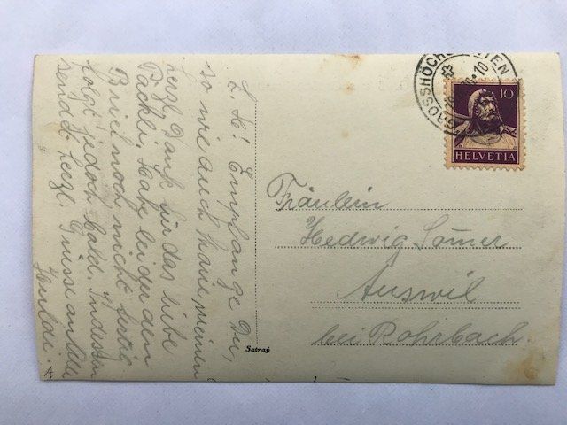 Cartoline postali: Grosshöchstetten, von 1930 – Usato da Niederscherli venduto da Lucia16 1