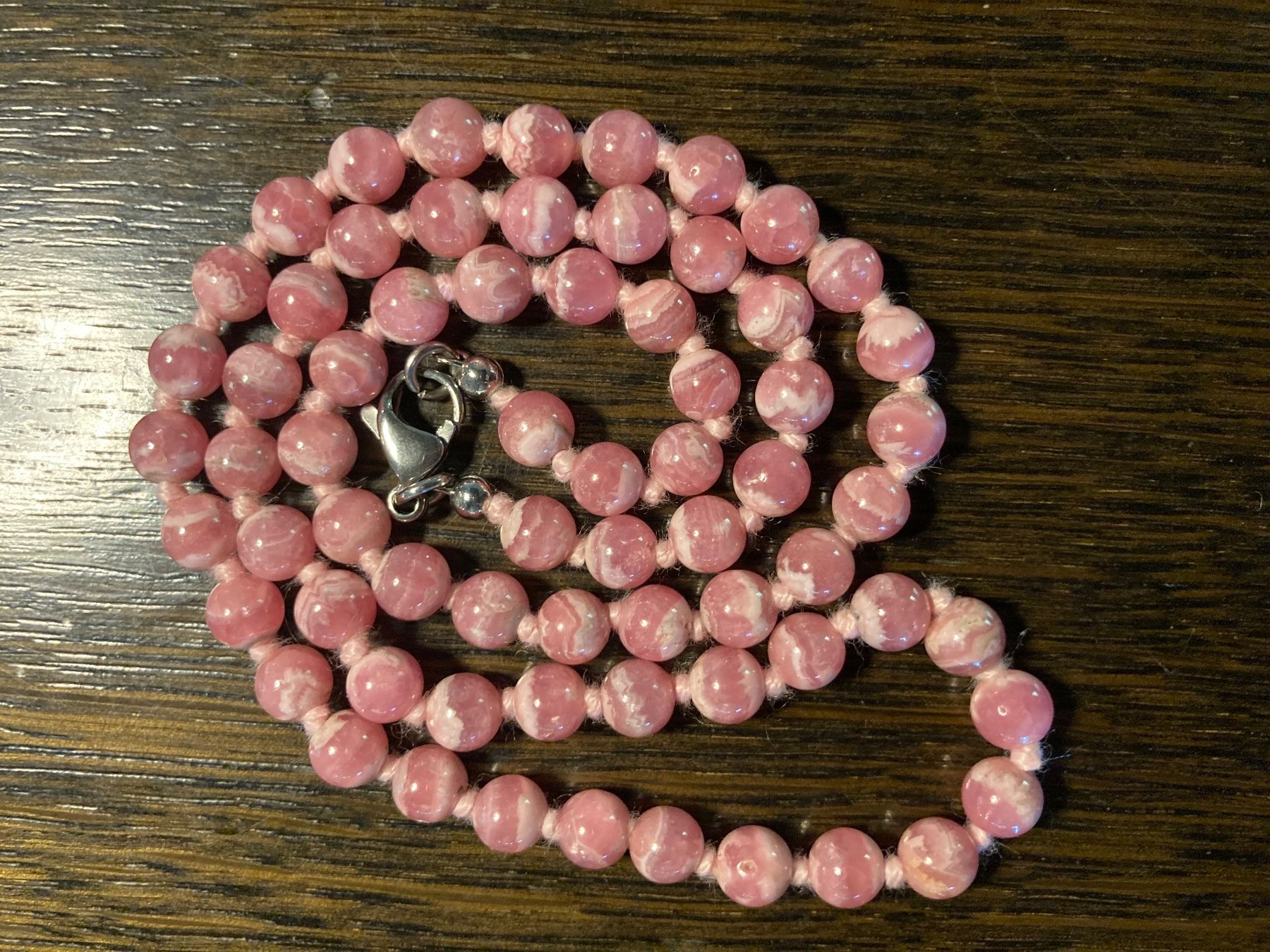 Ketten: Schöne Rhodochrositkette – Gebraucht aus Weingarten-Kalth von karisjah 1