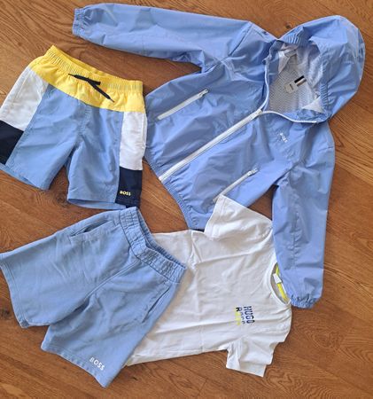Hugo Boss Kleiderpaket 134 140 Jacke Badeshorts Shorts