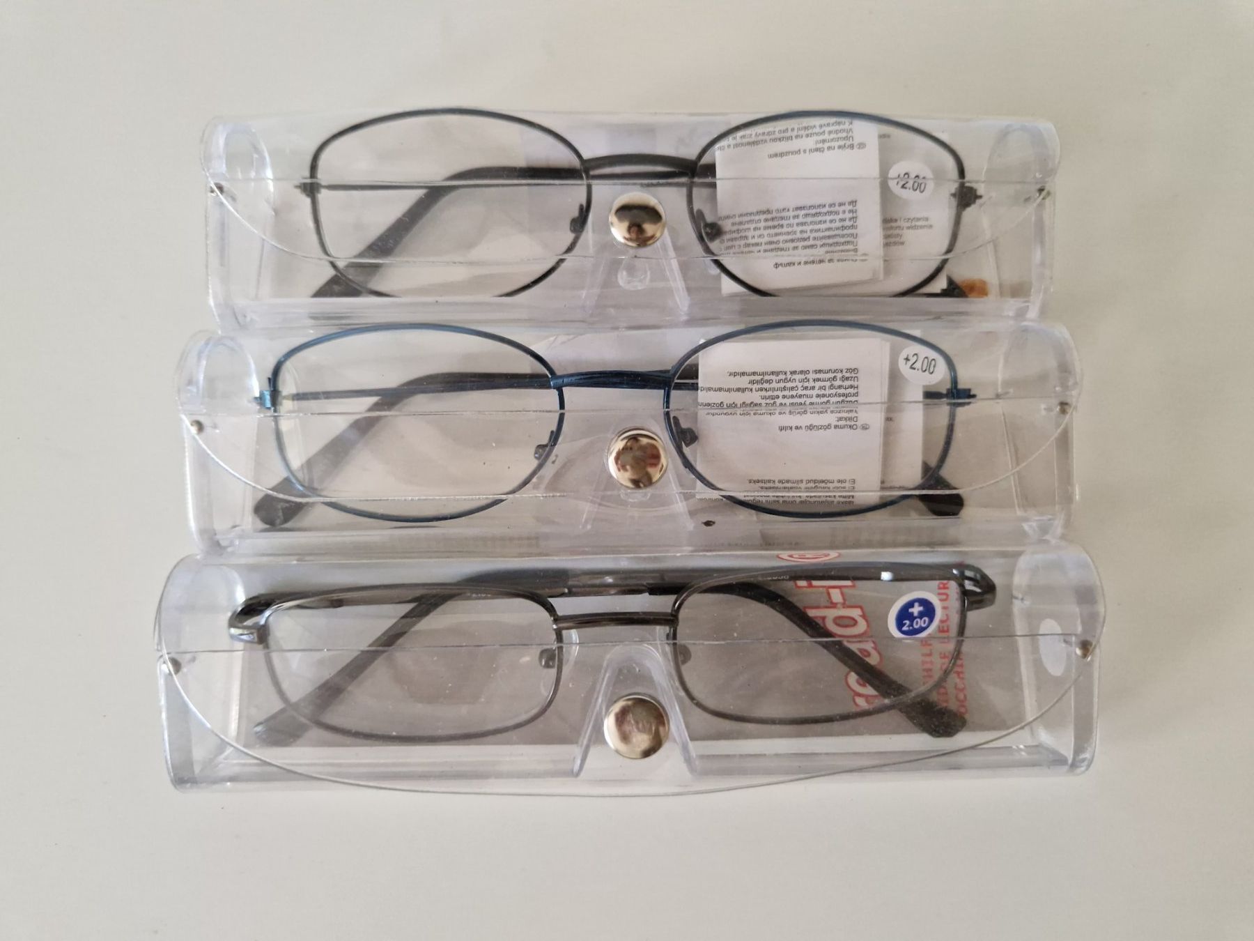 Occhiali & Lenti: 3x Lesebrille +2.00 (fabrikneu) – Nuovo (secondo la descrizione) da Uster venduto da -FPS- 1