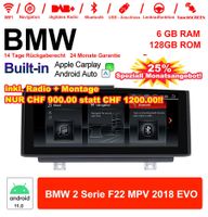 8.8 Zoll Autoradio Für BMW 2 Serie F22 MPV EVO + Montage