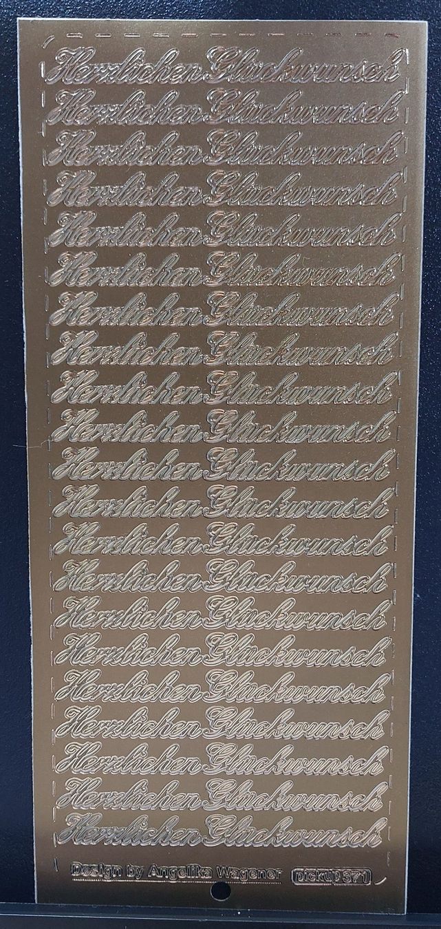 Aufkleber: Glückwunsch Aufkleber Silber oder Gold / Neupreis Fr. 2.50 – Neu und originalverpackt aus Zollikofen von Blackie 6