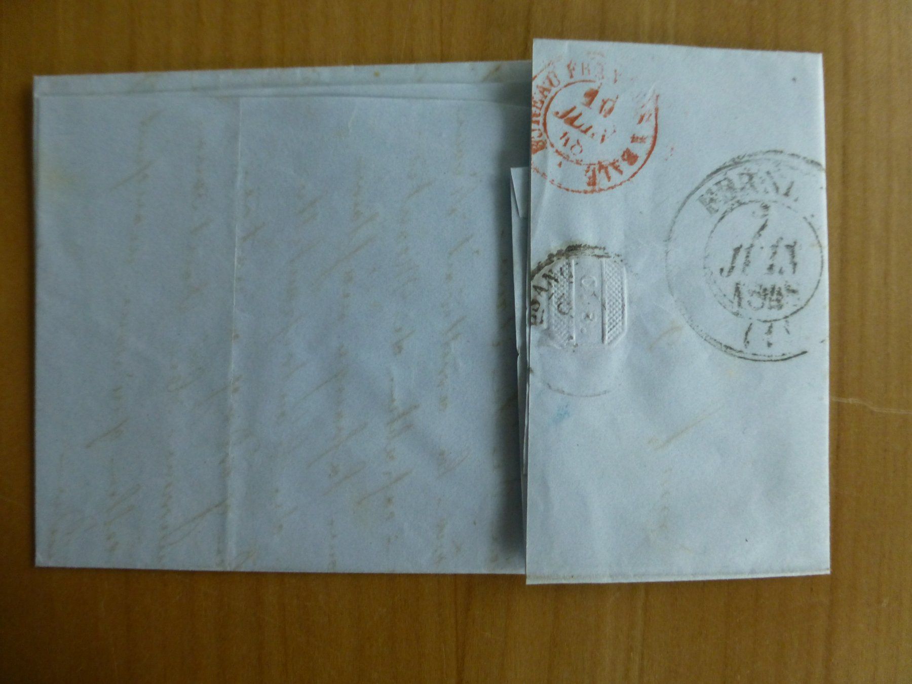 Documenti: Lyon nach Solothurn 6 Juni 1848 – Usato da Bettlach venduto da 1saurer 2