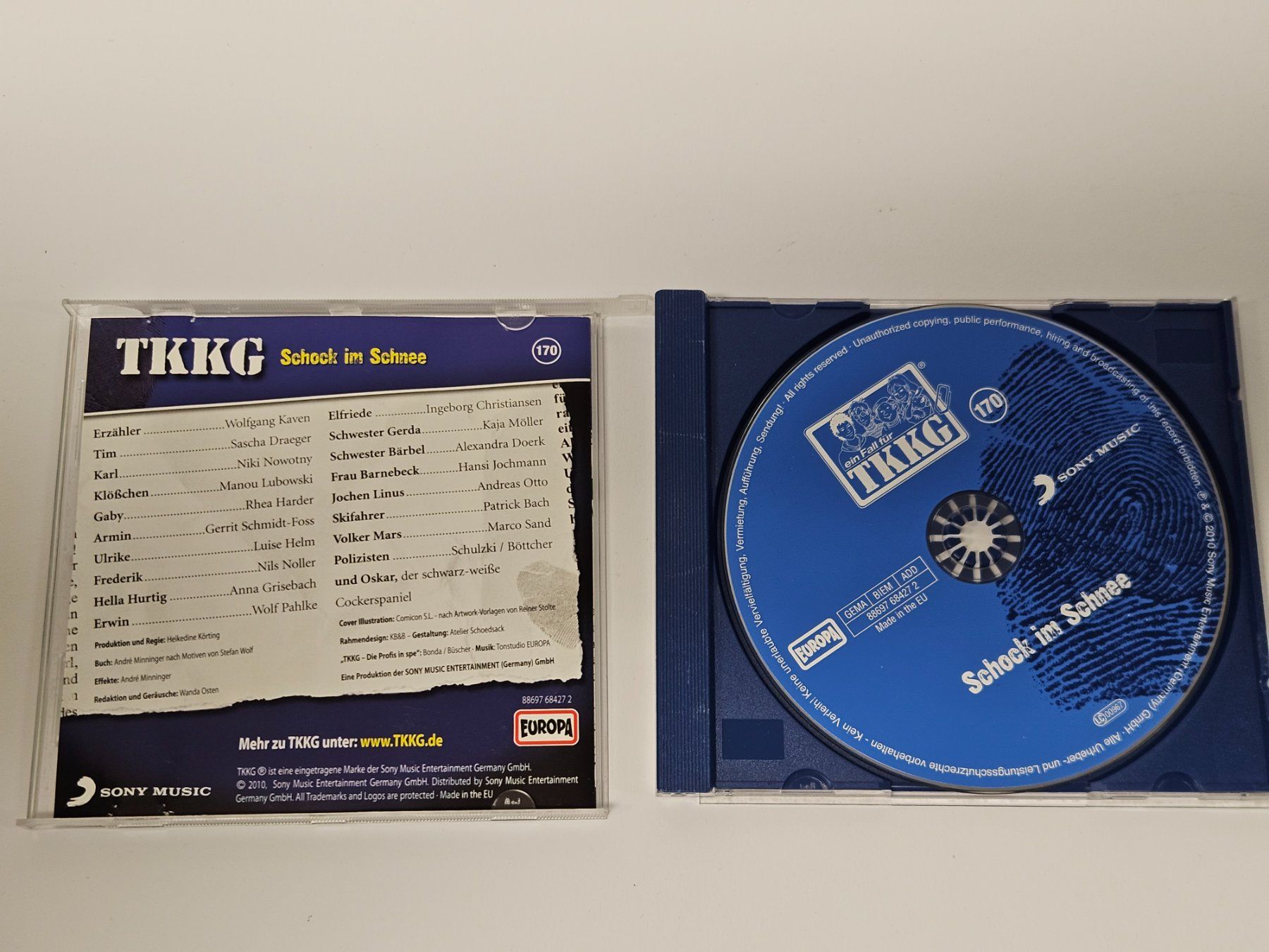 CD: TKKG - Schock im Schnee / Nr. 170 CD – Usato da Oberdorf BL venduto da BaldenEagle 1