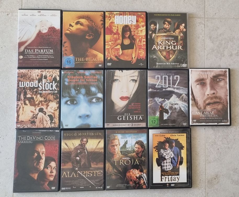 13 DVDs Spielfilme: Das Parfum, The Beach, DaVinci Code,... (Gebraucht ...