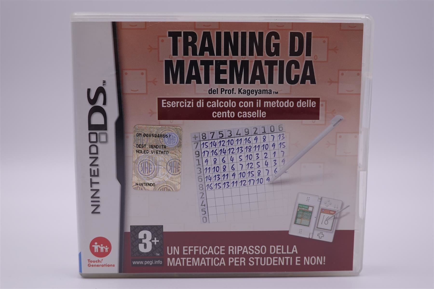 Nintendo Jeux: Training Di Matematica  (DS) – D'occasion à Herisau par ZelliZone