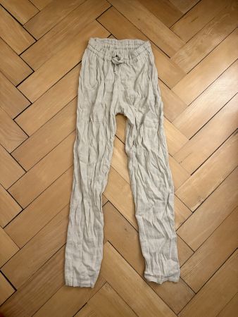 Leinenhose beige M