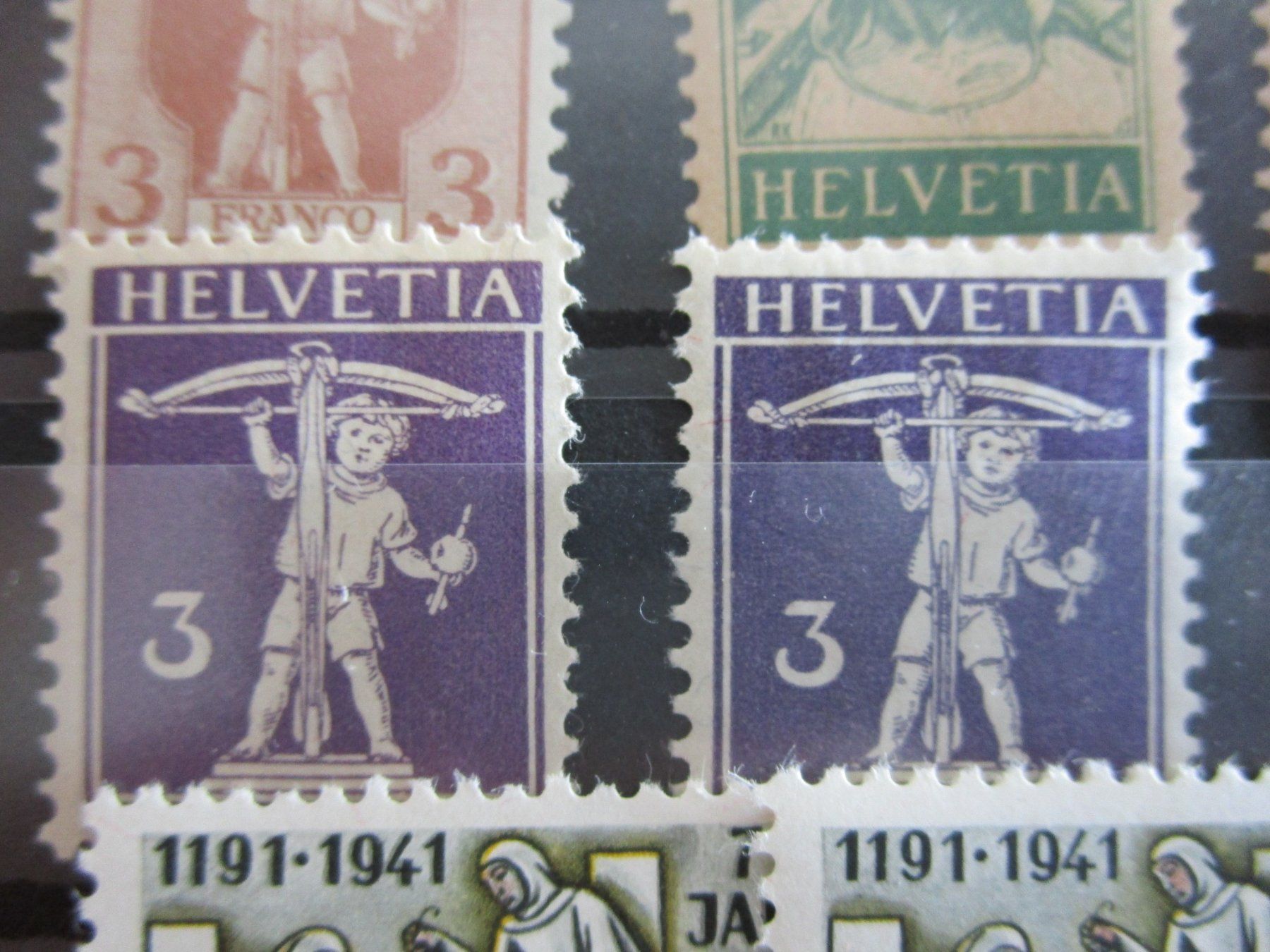 Tutti i francobolli: Ab 1907: LOT postfrische ** CH Marken – Usato da Rubigen venduto da Menthe 1
