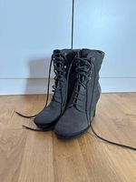 Varese Wildleder - Schnürstiefelette Grau