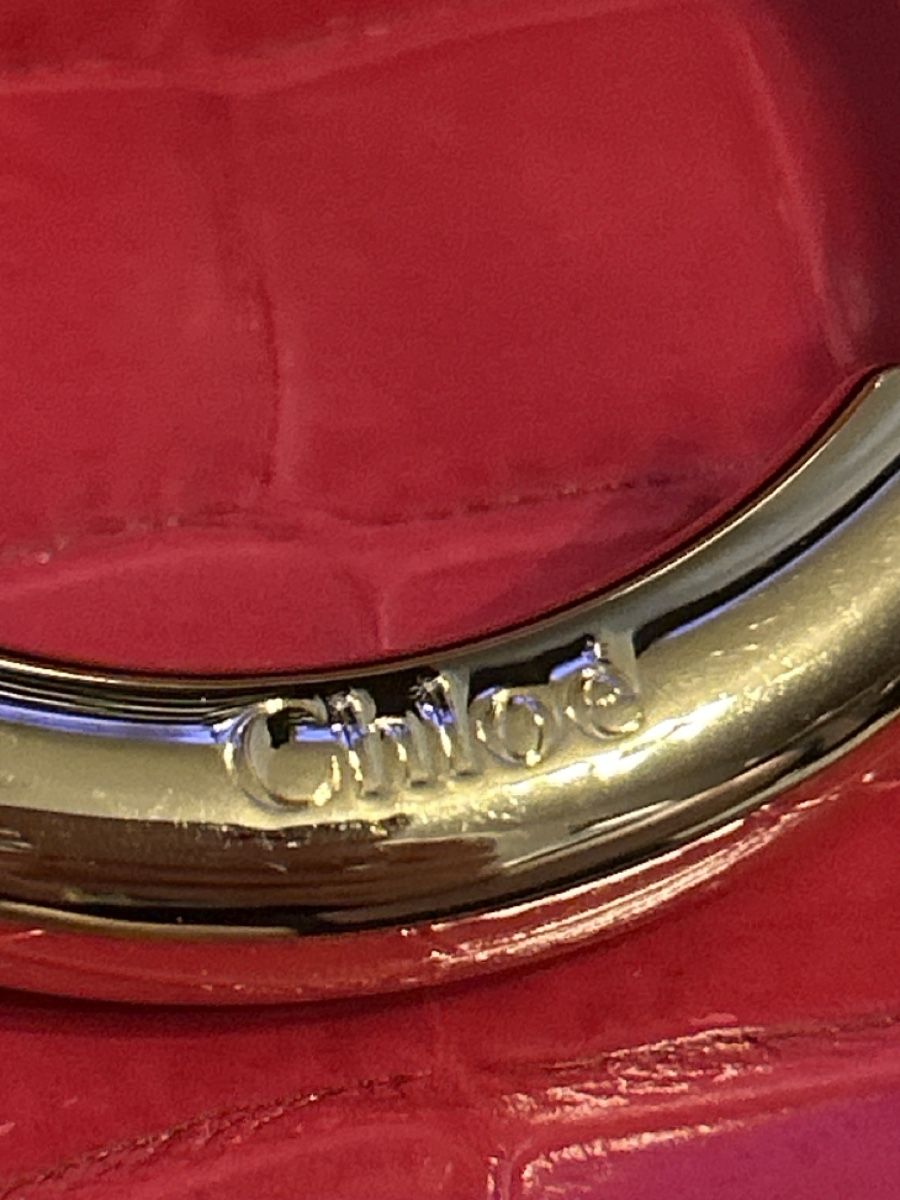 Chloé Borse da donna: Chloé Handtasche, pinke Krokooptik – Usato da Pfäffikon ZH venduto da ers_w9mn 2