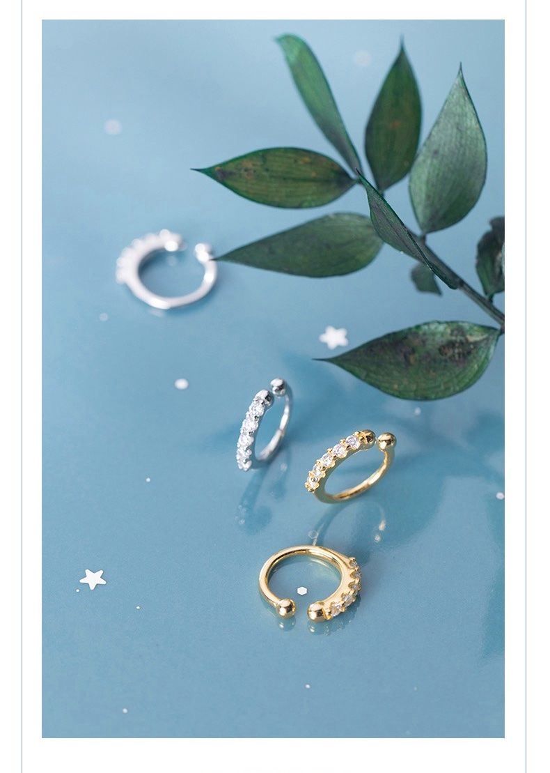 Orecchini pendenti & Orecchini a lobo: silber ear cuffs – Nuovo e nell'imballaggio originale da St. Gallen venduto da yatoot26 4