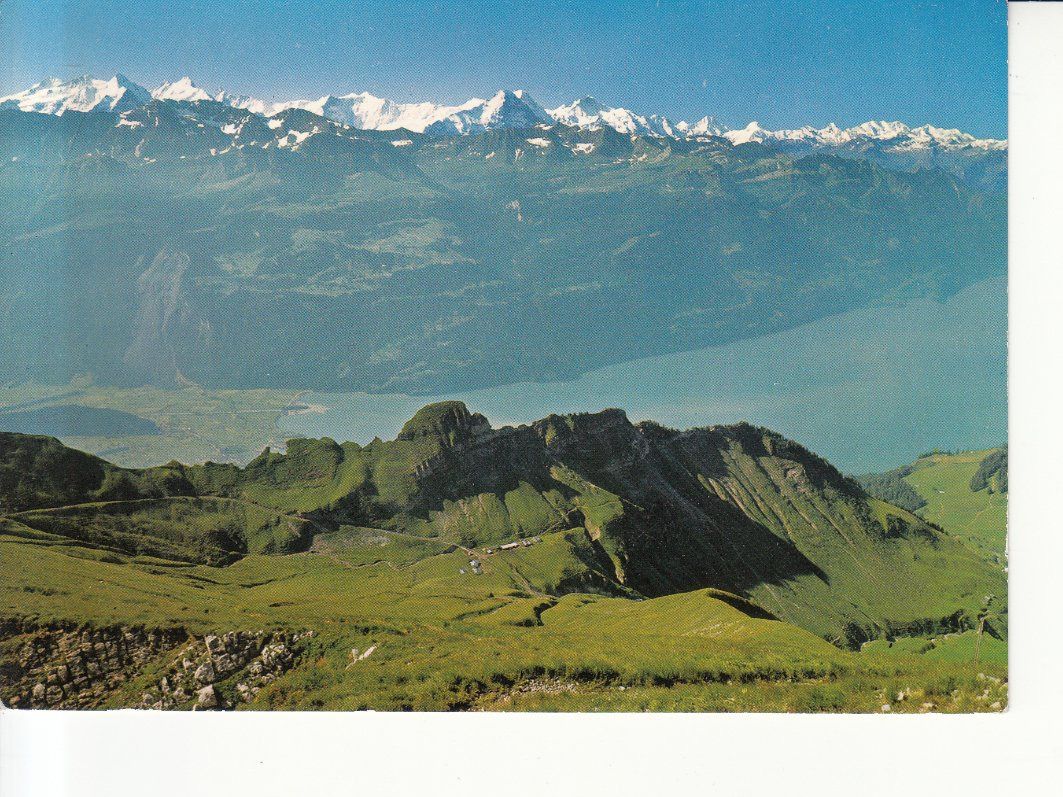 Cartoline postali: Rothorn Kulm Aussicht 1963 – Usato da Bürglen TG venduto da StampGraf
