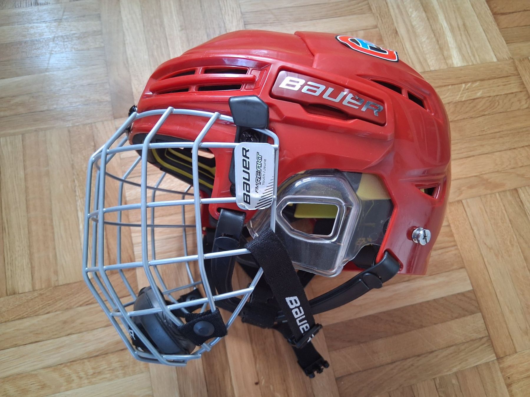Bauer Helme: Eishockey Helm Bauer RE-AKT 100 YTH – Gebraucht aus Giffers von Juanita04 3
