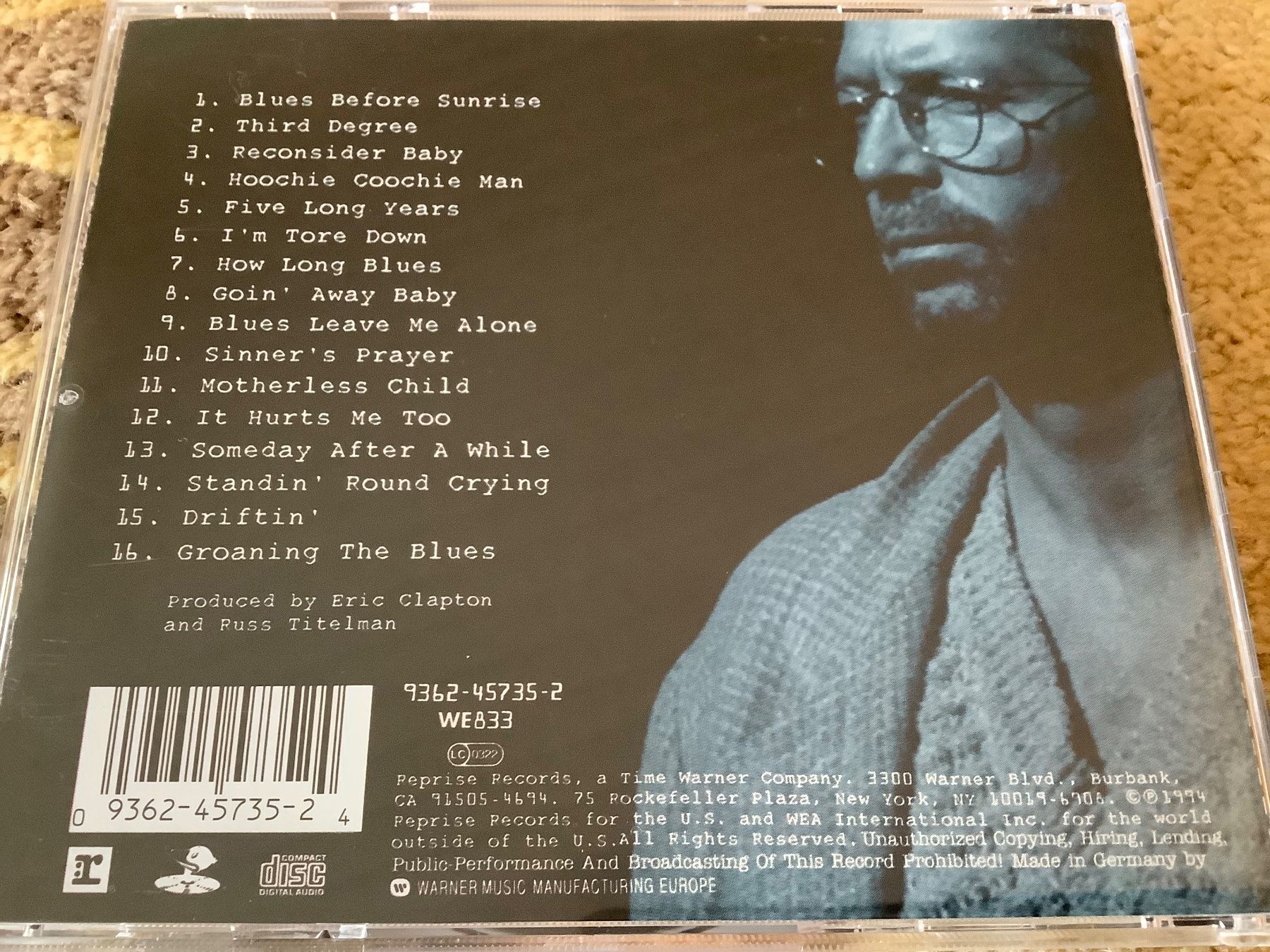 CD: Eric Clapton * From the Cradle – Usato da herzogenbuchsee venduto da HIFIANER 2