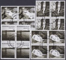 2007, Nr.1240-1243 (Schweiz) Viererblöcke + Ersttags-Stempel