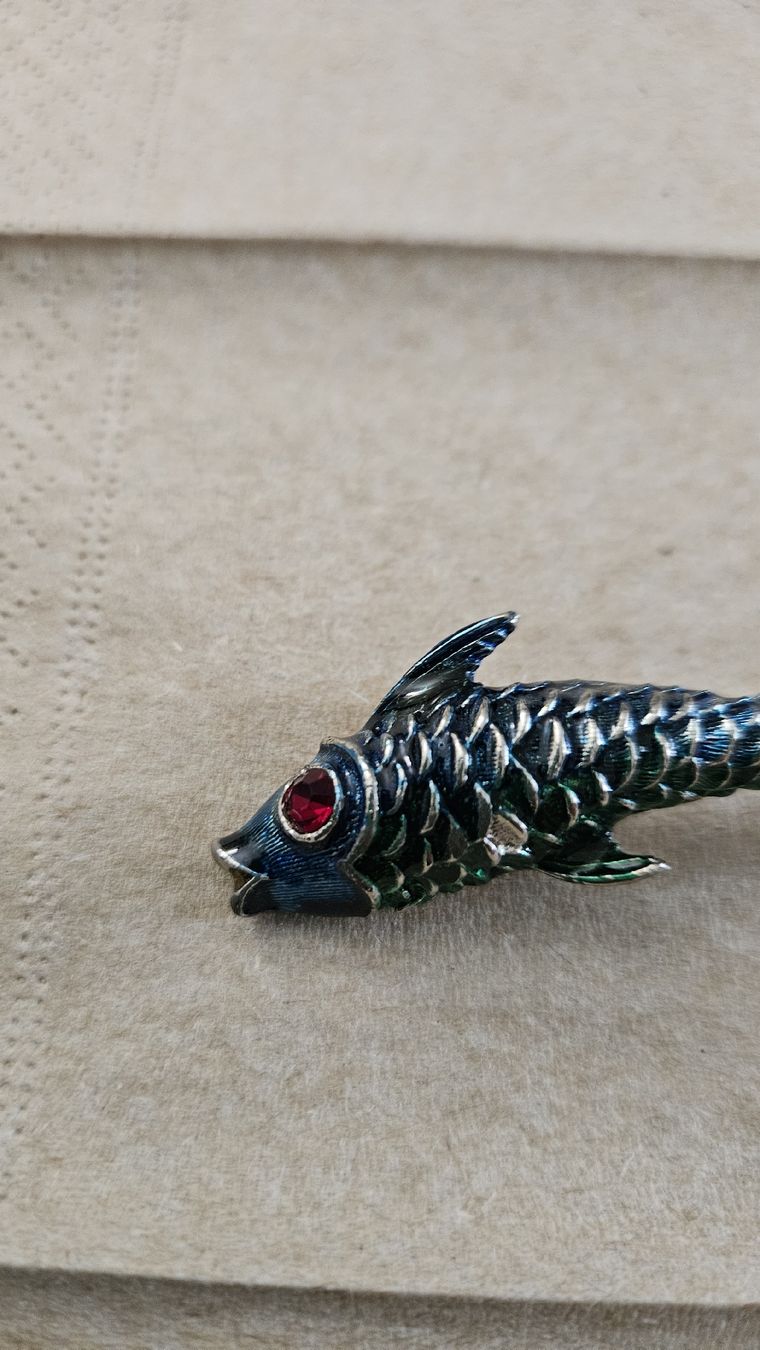 Spille & Fermagli: jolie broche ancienne poisson – Usato da Lausanne venduto da Angelite 1