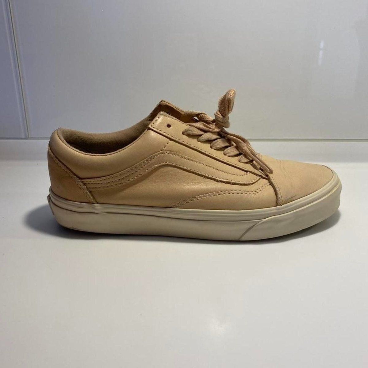 Vans Scarpe da uomo: Vans Old Skool dx veggie tan leather, Size 38 – Usato da Muri b. Bern venduto da SigridW