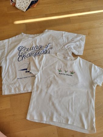 Zara Lot de 2 T-shirt    - 13/14 ans - 164cms