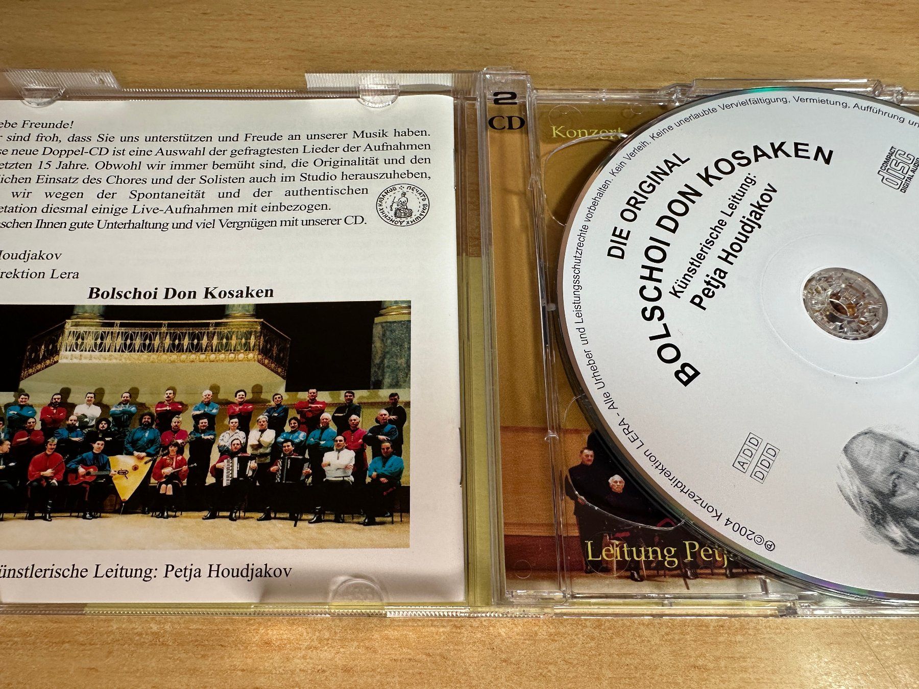 CD: B7 Petja Houdjakov - Bolschoi Don Kosaken - 2 CD – Usato da Rikon im Tösstal venduto da Alpenmutz 2
