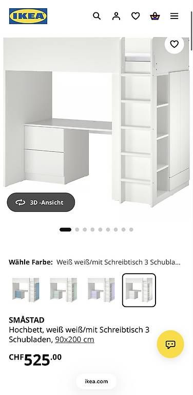 Ikea Letti: Ikea Kinderbett SMASTAD – Nuovo (secondo la descrizione) da Kaiseraugst venduto da gon_f7yb 3
