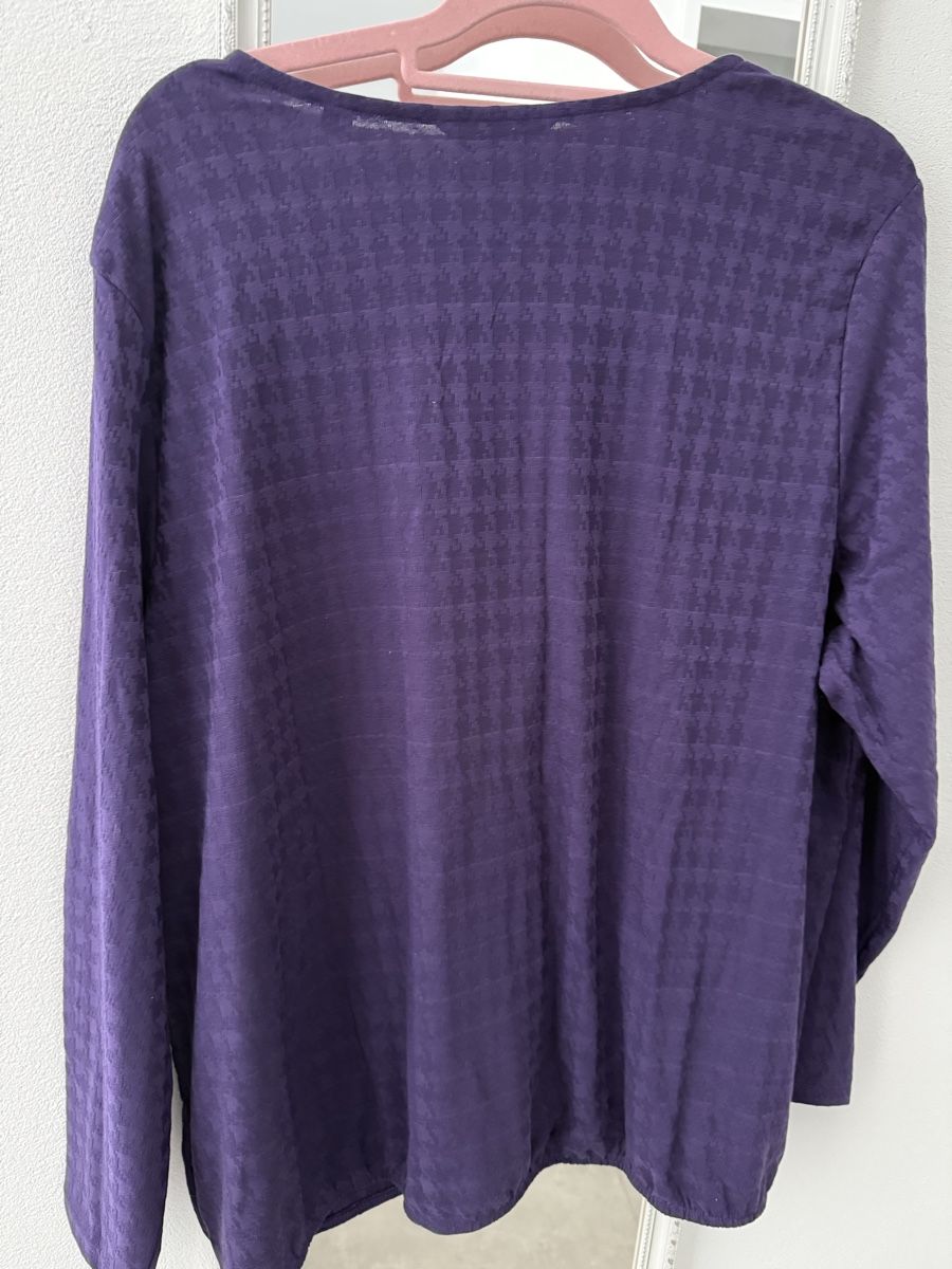 Tchibo T-shirt: Strukturiertes Langarmshirt Grösse 48/50 – Nuovo (secondo la descrizione) da Pfeffikon LU venduto da pepino17 1