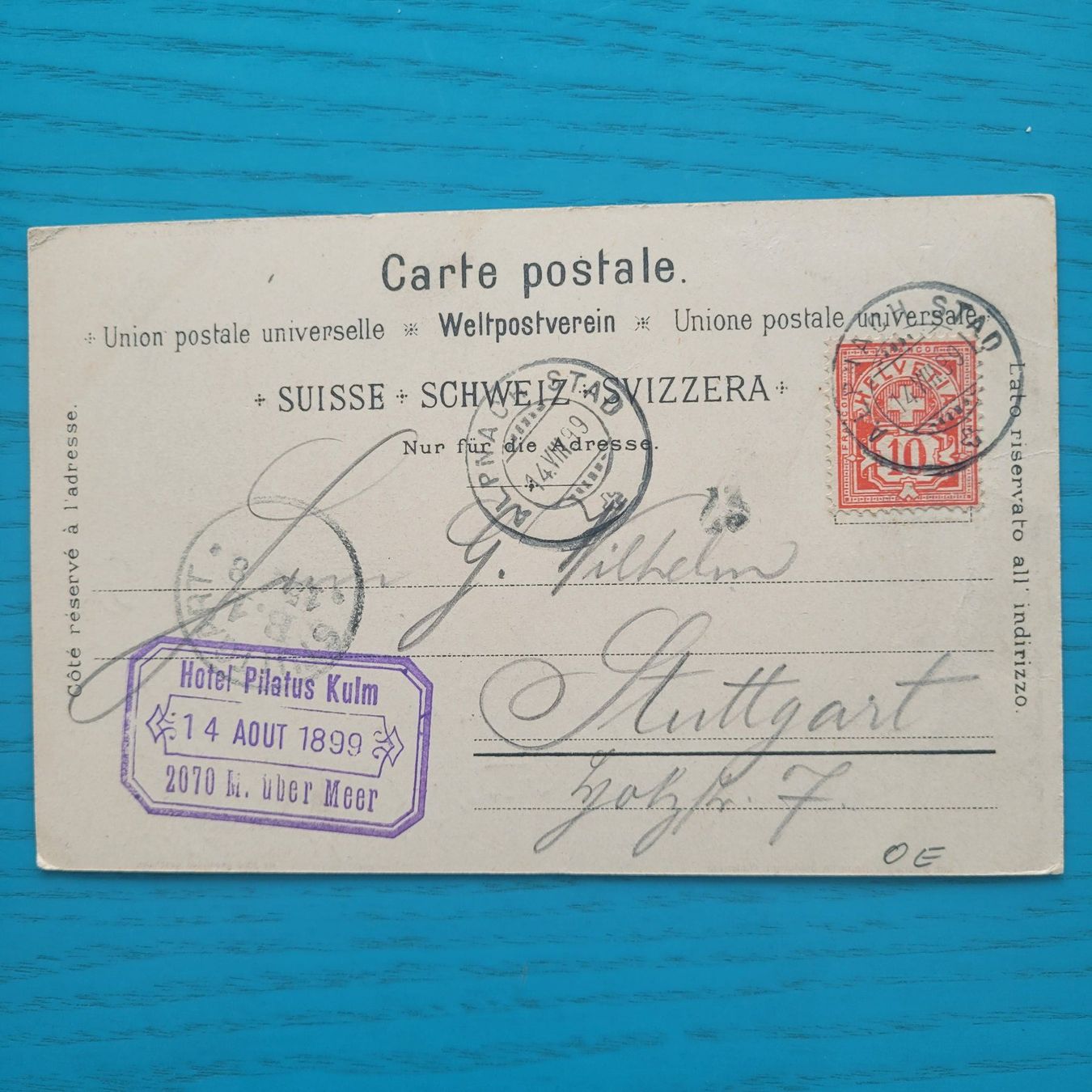 Cartes postales: Pilatus - Kulm  ( LU) – D'occasion à SCHÜBELBACH par CoKaHa 1