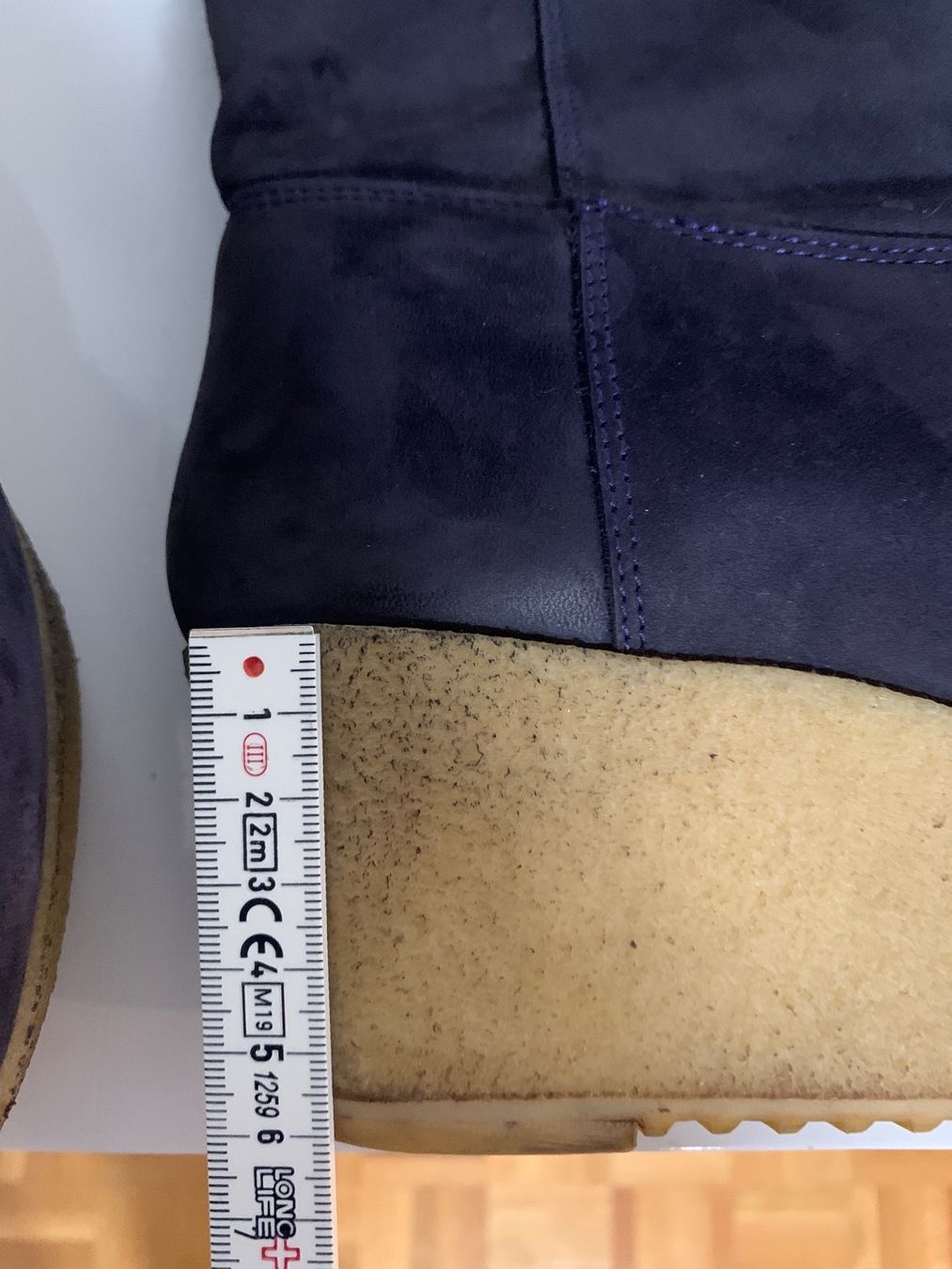 Damenschuhe: bottes compensées Robert Clergerie taille 38 daim violet – Gebraucht aus Lausanne von Xiaoxi 8