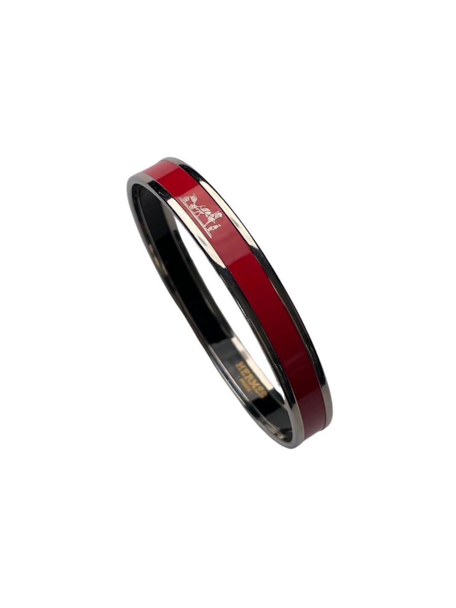 Hermès Bracelets: Hermes Bangle Bracelet Red Enamel Set – D'occasion à Zug par Thebubs 4