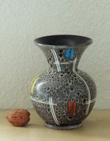 Vase vintage, design Vulkan, céramique Fohr, Allemagne 1950s